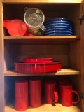 Dansk Red and Blue Picnicware