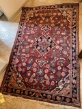 Handmade Oriental rug, 4.4 x 6.9