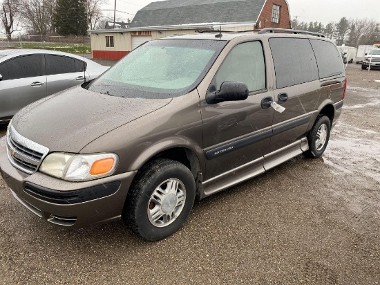 2003 Chevy Venture Mobility Van 69,175 miles