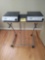 2 Cooks Electric Burners and rolling stand