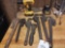 DeWalt 18v Cordless Drill w/ charger & Assorted pipe wrenches