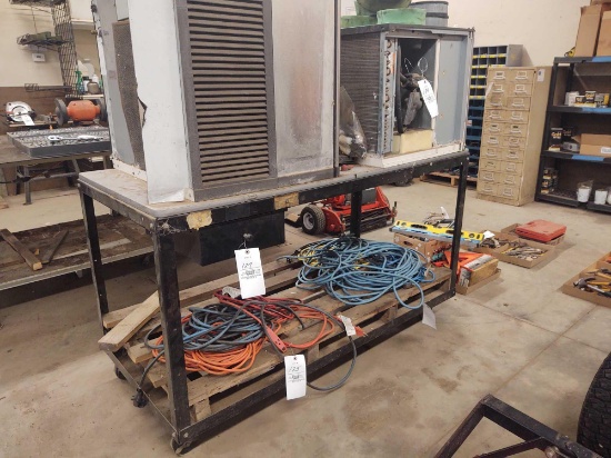 Rolling work table, cartons sold separately