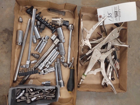 Vise Grips, Sockets and Ratchets