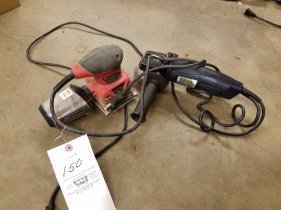 Skil palm sander, angle grinder