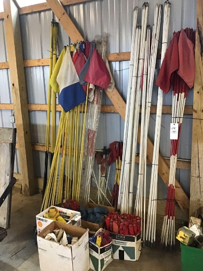 Flags and markers