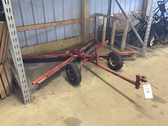 Pull-behind drag/leveler