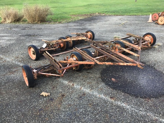 Pull-behind gang mower
