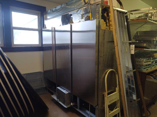 Stainless Steel Freezer Model #CFD-3FF, Needs Work