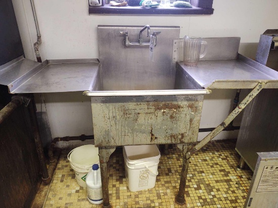 Stainless steel single-Bay sink