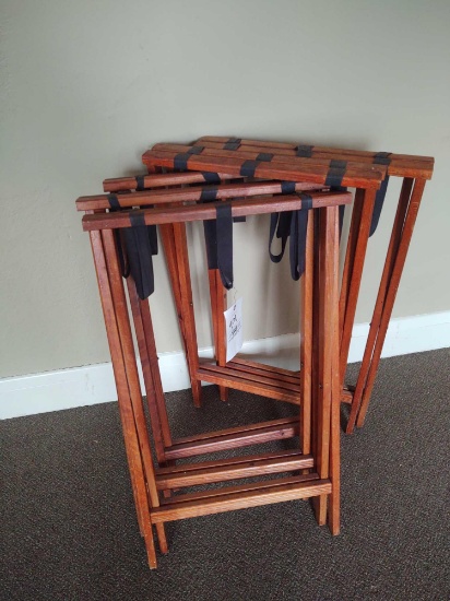 Five tray stands