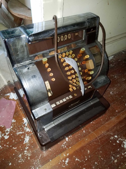 2 cash registers. National one chrome register