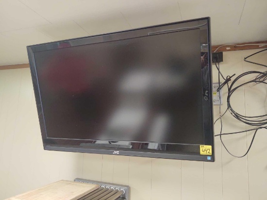 JVC 42" Flat-Screen TV w/ wall mount