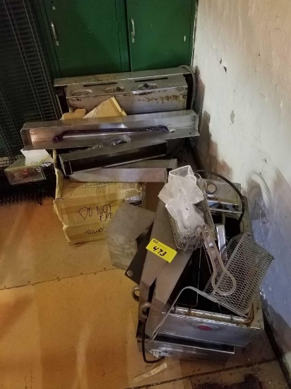 Loose kitchen parts, Star griddle, stainles sovers, fryer parts
