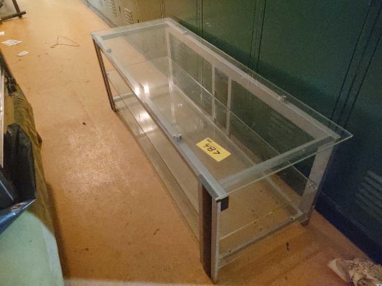 Glass coffee table