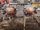Two Central machinery 6-in bench grinders