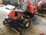 Jacobs Green's King VI mower. With 18 hp Vanguard engine. 2,656 hours. Runs