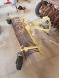 7 ft. 3pt York rake with rear wheels