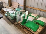 Assorted bags of fertilizer