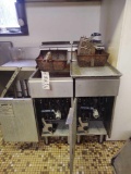 Two imperial fryer model #ifs-40, 105,000 BTU