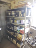 5-Tier Metal Shelf w/ Serving Pans, Bowls and Jensen CD Player