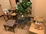 Parlor chairs - candle holder - end table