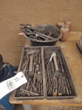 Assorted Drill Bits and Wrenches