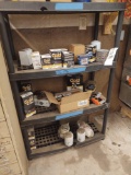Plastic Shelf with assorted oil filters