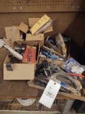 Pry bar, valve lapper, brake spring tool, trowels and brushes