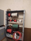 Metal wire Rack w/ assorted wire