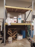 Pallet shelf and contents
