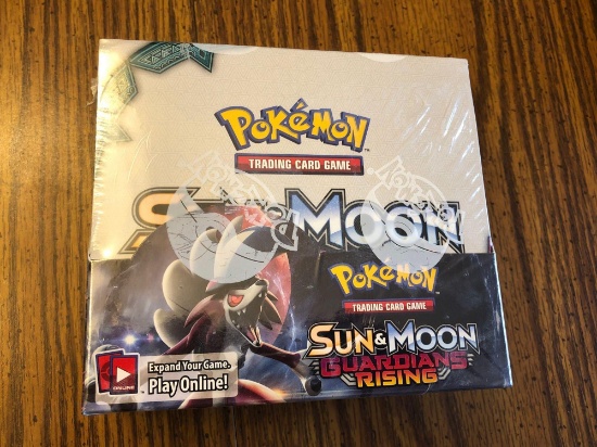 Pokemon Sun & Moon Guardians Rising Booster Box, Brand New Factory Sealed