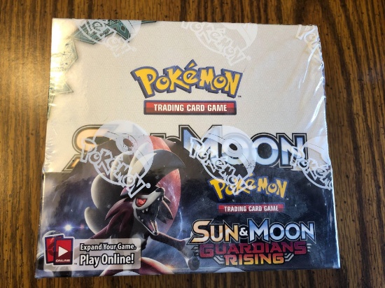 Pokemon Sun & Moon Guardians Rising Booster Box, Brand New Factory Sealed