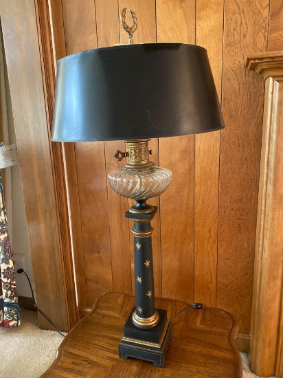 Table lamp, 35" tall.
