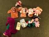 Hand Puppets, Plush Animals, Barney the Dinosaur