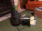 Charcoal Bucket, Panasonic AM/FM Cassette Radio with Microphone
