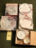 Creative Royal Elegance China, Christine Holm Rose Pattern Dish, Mikasa Winter Dreams Bowl