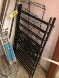 2 Sections of Metal Fence, Tins