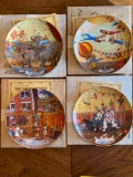 Set of (3) Ringling & Barnum circus plates, Great Parade plate by Franklin Moody.