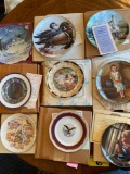 Variety of (8) collector plates incl. Zolan Father's Day, Rockwell, White House China