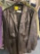 Leather coat size 40