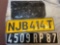 Interstate commerce commission license plate