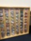 Large wooden wall display with nascar die cast