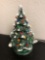 Ceramic Christmas tree, 10 inches tall