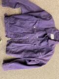 Jean jacket purple jordache , and jean jacket denimes size medium