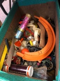 Toy box of vintage various toys
