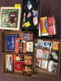 Vintage games , checkers , cards, poker etc.