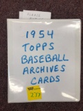 1954 topps baseball archive cards