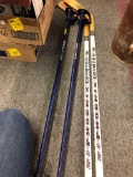 Ski poles Scott elite and 2 hockey sticks ,signed