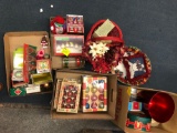 3 boxes Christmas items