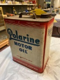 Polarine Motor Oil Can
